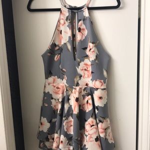 Floral romper/dress